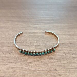 Silver turquoise bracelet